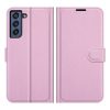 Peněženkové pouzdro Litchi modré – Samsung Galaxy S21 FE | Levné Kryty | Levné Kryty | Levné Kryty