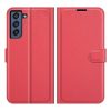 Peněženkové pouzdro Litchi bílé – Samsung Galaxy S21 FE | Levné Kryty | Levné Kryty | Levné Kryty