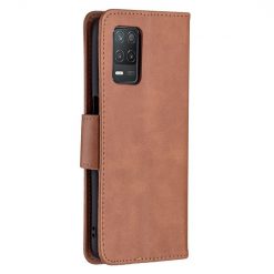 Peněženkové pouzdro Retro Lambskin hnědé – Realme 8 5G | Levné Kryty | Levné Kryty | Levné Kryty