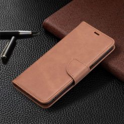 Peněženkové pouzdro Retro Lambskin hnědé – Realme 8 5G | Levné Kryty | Levné Kryty | Levné Kryty