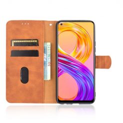 Peněženkové pouzdro Solid hnědé – Realme 8 / Realme 8 Pro | Levné Kryty | Levné Kryty | Levné Kryty