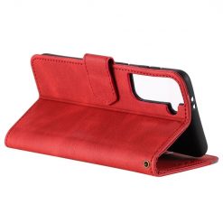 Peněženkové pouzdro Stitchy Book Case červené – Samsung Galaxy S21 FE | Levné Kryty | Levné Kryty | Levné Kryty