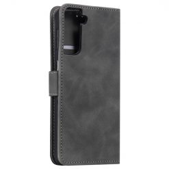 Peněženkové pouzdro Stitchy Book Case šedé – Samsung Galaxy S21 FE | Levné Kryty | Levné Kryty | Levné Kryty