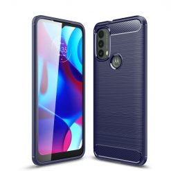 Zadní kryt Carbon modrý – Motorola Moto E20 / Moto E40