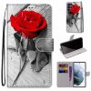 Knížkové pouzdro Trendy Cross case Černobílý lev – Samsung Galaxy S22 Ultra | Levné Kryty | Levné Kryty | Levné Kryty