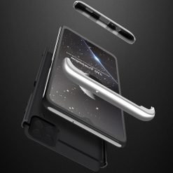 Ochranný kryt 360 Protection černo-stříbrný – Samsung Galaxy A12 / M12 | Levné Kryty | Levné Kryty | Levné Kryty