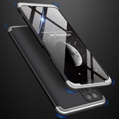 Ochranný kryt 360 Protection černo-stříbrný – Samsung Galaxy A12 / M12 | Levné Kryty | Levné Kryty | Levné Kryty