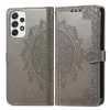 Peněženkové pouzdro Embossing Pattern Mandala Flower fialové – Samsung Galaxy A53 5G | Levné Kryty | Levné Kryty | Levné Kryty