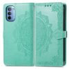 Peněženkové pouzdro Embossing Pattern Mandala Flower růžové – Motorola Moto G31 / G41 | Levné Kryty | Levné Kryty | Levné Kryty