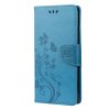 Peněženkové pouzdro Embossing Pattern Motyl a květ černé – Motorola Moto G30 / G10 | Levné Kryty | Levné Kryty | Levné Kryty
