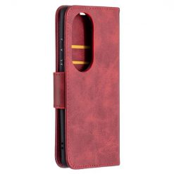 Alternative view of Peněženkové pouzdro Retro Lambskin červené – Huawei P50 Pro