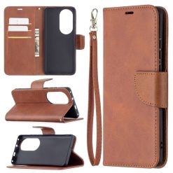 Peněženkové pouzdro Retro Lambskin hnědé – Huawei P50 Pro | Levné Kryty | Levné Kryty | Levné Kryty