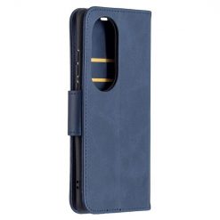 Alternative view of Peněženkové pouzdro Retro Lambskin modré – Huawei P50 Pro