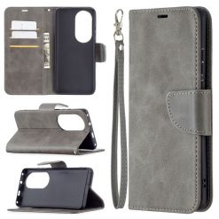 Peněženkové pouzdro Retro Lambskin šedé – Huawei P50 Pro | Levné Kryty | Levné Kryty | Levné Kryty