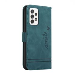 Peněženkové pouzdro Retro Smile zelené – Samsung Galaxy A53 5G | Levné Kryty | Levné Kryty | Levné Kryty