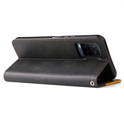 Peněženkové pouzdro Stitching černo-oranžové – Vivo Y21 / Y21s / Y33s | Levné Kryty | Levné Kryty | Levné Kryty