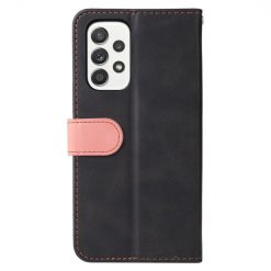 Peněženkové pouzdro Stitching černo-růžové – Samsung Galaxy A53 5G | Levné Kryty | Levné Kryty | Levné Kryty