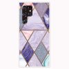 Zadní kryt Abstract Pattern Růžovo-zelený – Samsung Galaxy S22 Ultra | Levné Kryty | Levné Kryty | Levné Kryty