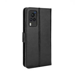 Knížkové pouzdro Shockproof Horse Texture černé – Vivo X60 Pro | Levné Kryty | Levné Kryty | Levné Kryty