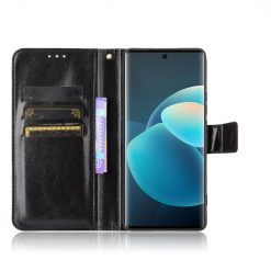 Knížkové pouzdro Shockproof Horse Texture černé – Vivo X60 Pro | Levné Kryty | Levné Kryty | Levné Kryty