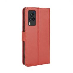 Alternative view of Knížkové pouzdro Shockproof Horse Texture hnědé – Vivo X60 Pro