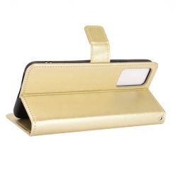 Knížkové pouzdro Shockproof Horse Texture zlaté – Vivo V21 5G | Levné Kryty | Levné Kryty | Levné Kryty