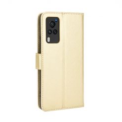 Knížkové pouzdro Shockproof Horse Texture zlaté – Vivo X60 Pro | Levné Kryty | Levné Kryty | Levné Kryty
