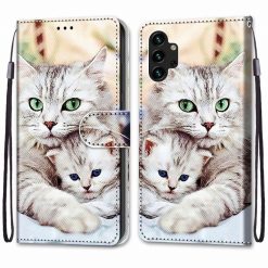 Knížkové pouzdro Trendy Cross case Kočka a kotě – Samsung Galaxy A13 ...