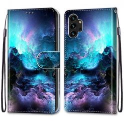 Knížkové pouzdro Trendy Cross case Mraky – Samsung Galaxy A13 (4G) | Levné Kryty | Levné Kryty | Levné Kryty