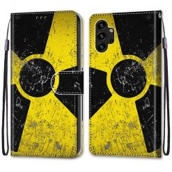 Knížkové pouzdro Trendy Cross case Radioaktivní symbol – Samsung Galaxy A13 (4G) | Levné Kryty | Levné Kryty | Levné Kryty