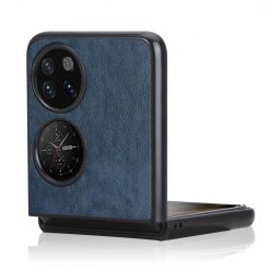 Kryt Shockproof Litchi Texture modrý – Huawei P50 Pocket | Levné Kryty | Levné Kryty | Levné Kryty