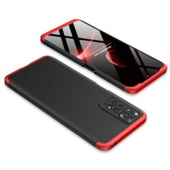 Ochranný kryt 360 Protection černo-červený – Xiaomi Redmi Note 11 (4G) / Note 11S | Levné Kryty | Levné Kryty | Levné Kryty