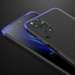 Ochranný kryt 360 Protection černo-modrý – Xiaomi Redmi Note 11 (4G) / Note 11S | Levné Kryty | Levné Kryty | Levné Kryty