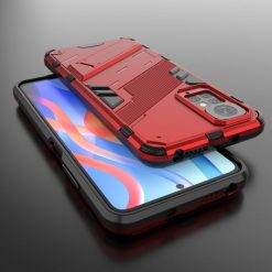 Odolný Kryt Punk armor case červený – Xiaomi Redmi Note 11 (4G) / Note 11S | Levné Kryty | Levné Kryty | Levné Kryty