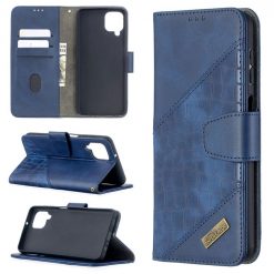 Peněženkové pouzdro Crocodile Texture modré – Samsung Galaxy A12 / M12 | Levné Kryty | Levné Kryty | Levné Kryty