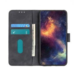 Peněženkové pouzdro Khazneh černé – Vivo Y76 5G | Levné Kryty | Levné Kryty | Levné Kryty