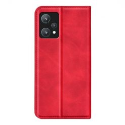 Peněženkové pouzdro Magnetic smooth case červené – Realme 9 5G / 9 Pro | Levné Kryty | Levné Kryty | Levné Kryty