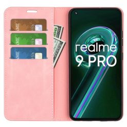 Peněženkové pouzdro Magnetic smooth case růžové – Realme 9 5G / 9 Pro | Levné Kryty | Levné Kryty | Levné Kryty