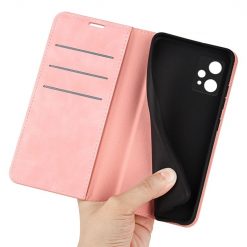 Peněženkové pouzdro Magnetic smooth case růžové – Realme 9 5G / 9 Pro | Levné Kryty | Levné Kryty | Levné Kryty