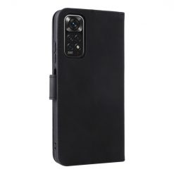 Peněženkové pouzdro Solid černé – Xiaomi Redmi Note 11 (4G) / Note 11S | Levné Kryty | Levné Kryty | Levné Kryty