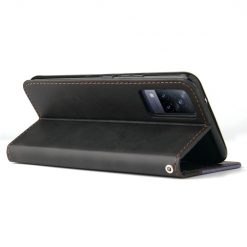 Peněženkové pouzdro Stitching černo-šedé – Vivo V21 5G | Levné Kryty | Levné Kryty | Levné Kryty