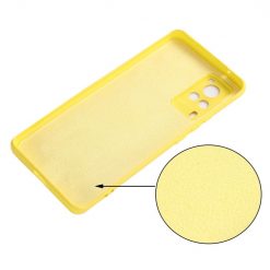 Alternative view of Silikonový kryt Solid color žlutý – Vivo X60 Pro