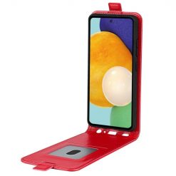Vyklápěcí pouzdro Vertical flip case červené – Samsung Galaxy A13 (4G) | Levné Kryty | Levné Kryty | Levné Kryty