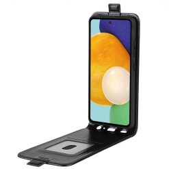 Vyklápěcí pouzdro Vertical flip case černé – Samsung Galaxy A13 (4G) | Levné Kryty | Levné Kryty | Levné Kryty