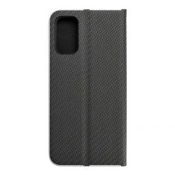 Knížkové pouzdro Luna Carbon černé – Xiaomi Poco M4 Pro 5G / Xiaomi Redmi Note 11S 5G | Levné Kryty | Levné Kryty | Levné Kryty