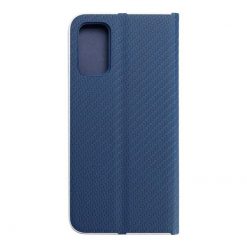 Knížkové pouzdro Luna Carbon modré – Xiaomi Poco M4 Pro 5G / Xiaomi Redmi Note 11S 5G | Levné Kryty | Levné Kryty | Levné Kryty