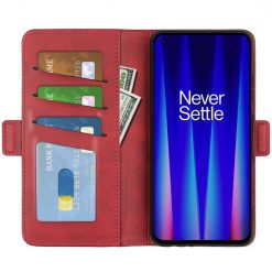 Peněženkové pouzdro Magnetic fresh case červené – OnePlus Nord CE 2 5G | Levné Kryty | Levné Kryty | Levné Kryty