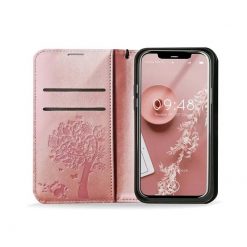 Peněženkové pouzdro Mezzo tree růžové – Xiaomi Poco M4 Pro 5G / Xiaomi Redmi Note 11S 5G | Levné Kryty | Levné Kryty | Levné Kryty