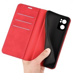 Peněženkové pouzdro Posh magnetic case červené – Oppo Reno7 5G (Reno 7 5G) | Levné Kryty | Levné Kryty | Levné Kryty