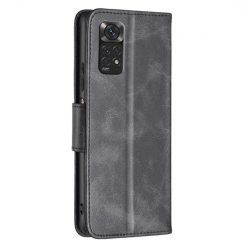 Peněženkové pouzdro Retro Lambskin černé – Xiaomi Redmi Note 11 (4G) / 11S | Levné Kryty | Levné Kryty | Levné Kryty